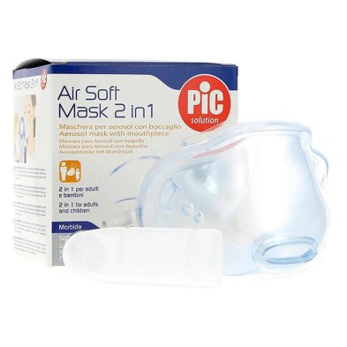 PIC MASCARILLA PARA AEROSOL CON BOQUILLA 2 EN 1