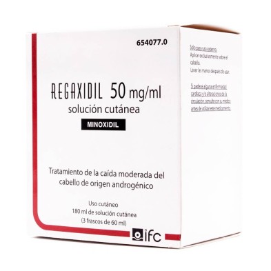 Regaxidil 50 MG/ML Solución Cutánea 180 ML