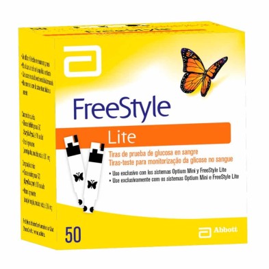 Freestyle Lite 50 Tiras Reactivas