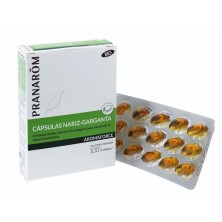 Pranarôm Aromaforce Cápsulas Nariz Garganta 30 Cápsulas