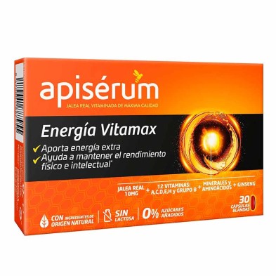 Apiserum Energía Vitamax 30 Cápsulas