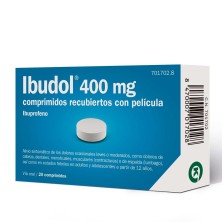 IBUDOL 400 MG 20 COMPRIMIDOS RECUBIERTOS CON PELÍCULA