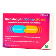 Dolostop Plus 500/150 MG 16 Comprimidos Recubiertos