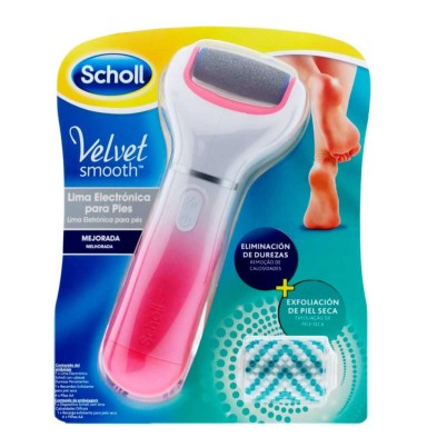Scholl Velvet Smooth Lima Electrónica con Recambio Exfoliante