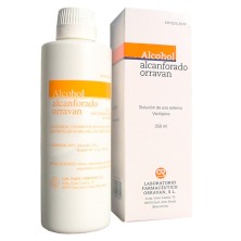 Orravan Alcohol Alcanforado Solución 250 ML
