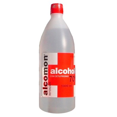 Alcamon Reforzado Alcohol Con Cetilpiridinio 70 Grados 1000 ML
