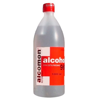 Alcamon Reforzado Alcohol Con Cetilpiridinio 96 Grados 1000 ML