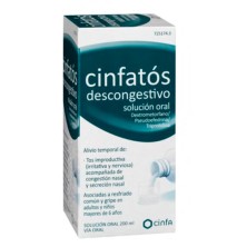 Cinfatos Descongestivo Solución Oral 1 Frasco 200 ML