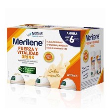 Pack Meritene Fuerza y Vitalidad sabor Vainilla 6 X 125