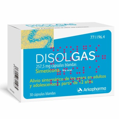 Disolgas 257,5 MG 32 Cápsulas Blandas