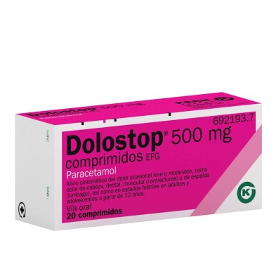 Dolostop 500 MG 20 Comprimidos