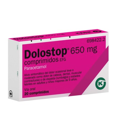 Dolostop 650 MG 20 Comprimidos EFG