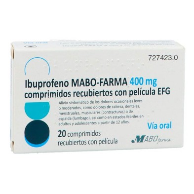 Ibuprofeno Mabo-Farma EFG 400 MG 20 Comprimidos Recubiertos