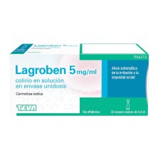 Lagroben 5 MG/ML Colirio 30x0,4 ML
