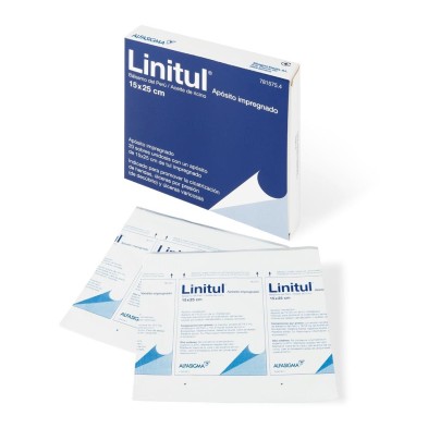 Linitul 20 Apósitos Impregnados 15 x 25 CM
