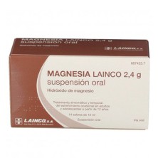 Magnesia Lainco 2,4 GR 14 Sobres Suspensión Oral 12 ML