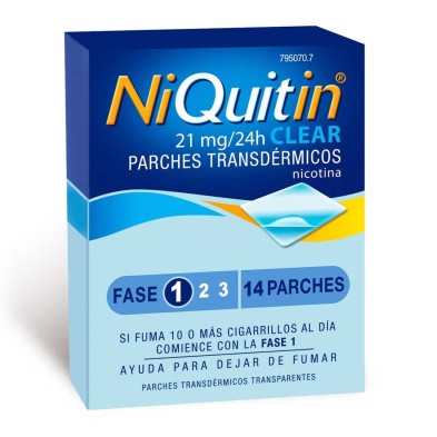 Niquitin Clear 21 MG 14 Parches