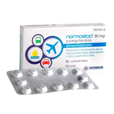 Normostop 50 MG 12 Comprimidos