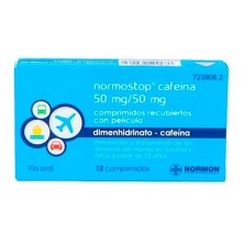Normostop Cafeína 50 MG 12 Comprimidos