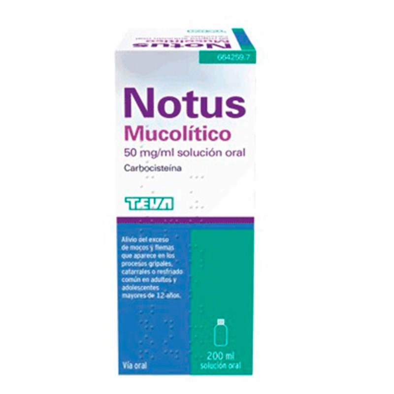 Notus Mucolítico 50MG/ML Solución Oral 200 ML