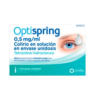 Optispring 0,5 MG/ML Colirio en Solución 10 Monodosis 0,5 ML