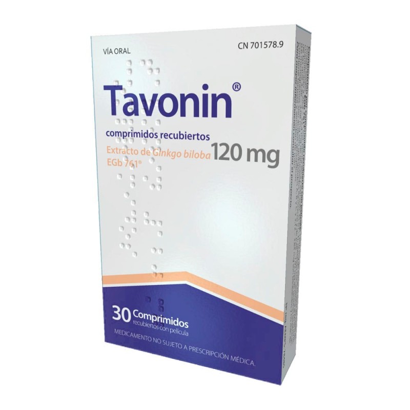 Tavonin 120 MG 30 Comprimidos Recubiertos