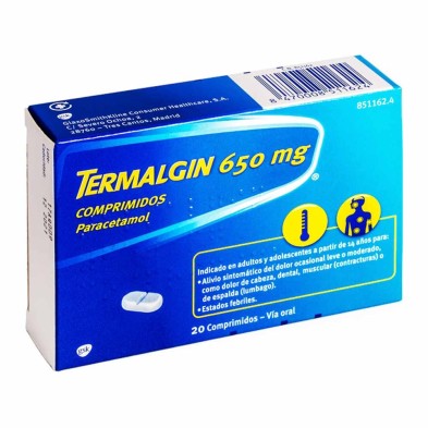 Termalgin 650 MG 20 Comprimidos