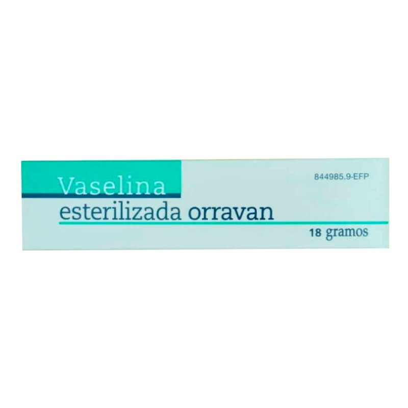Vaselina Esteril Orravan Pomada 18 GR