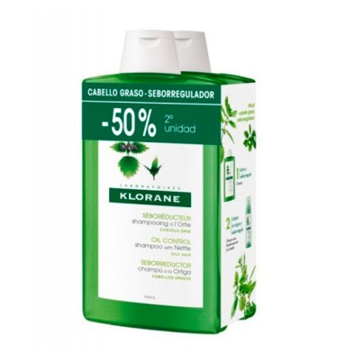 Duplo Klorane Champú Ortiga 2 X 400 ML
