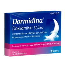 DORMIDINA 12,5 MG 14 COMPRIMIDOS RECUBIERTOS