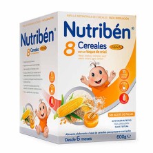 Nutriben 8 Cereales y Miel Fibra 600 GR