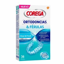 Corega Ortodoncias & Ferulas 36 Tabletas Limpiadoras
