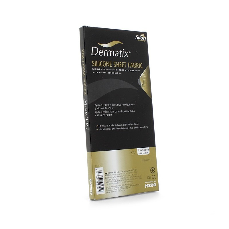 Dermatix Lámina Silicona Fabric 4X13 CM