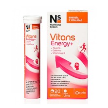 NS Vitans Energy+ 20 Comprimidos Efervescentes
