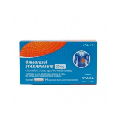 Omeprazol Stadapharm 20 MG 14 Cápsulas Gastrorresistentes