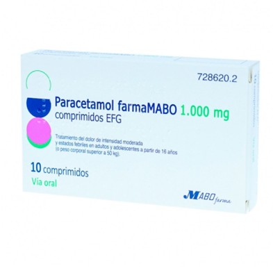 Paracetamol Farmamabo EFG 1000 MG 10 Comprimidos