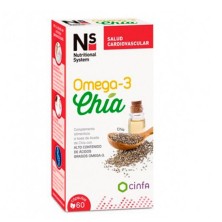 NS Omega 3 Chia 60 Cápsulas