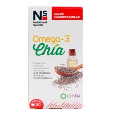 NS Omega 3 Chía 120 Cápsulas