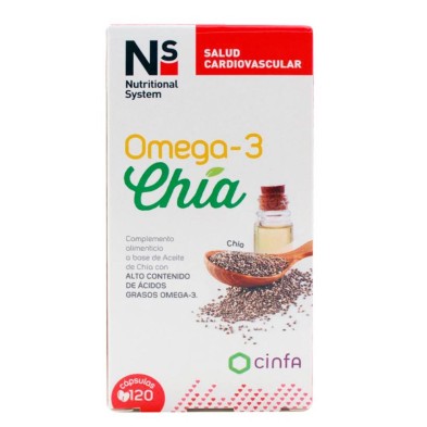 NS Omega 3 Chía 120 Cápsulas