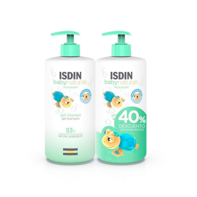 Duplo Isdin Babynaturals Gel Champú 2X750 ML