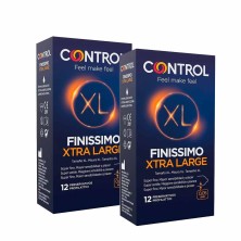 Pack Control Finissimo XL Preservativos 12 + 12 Unidades