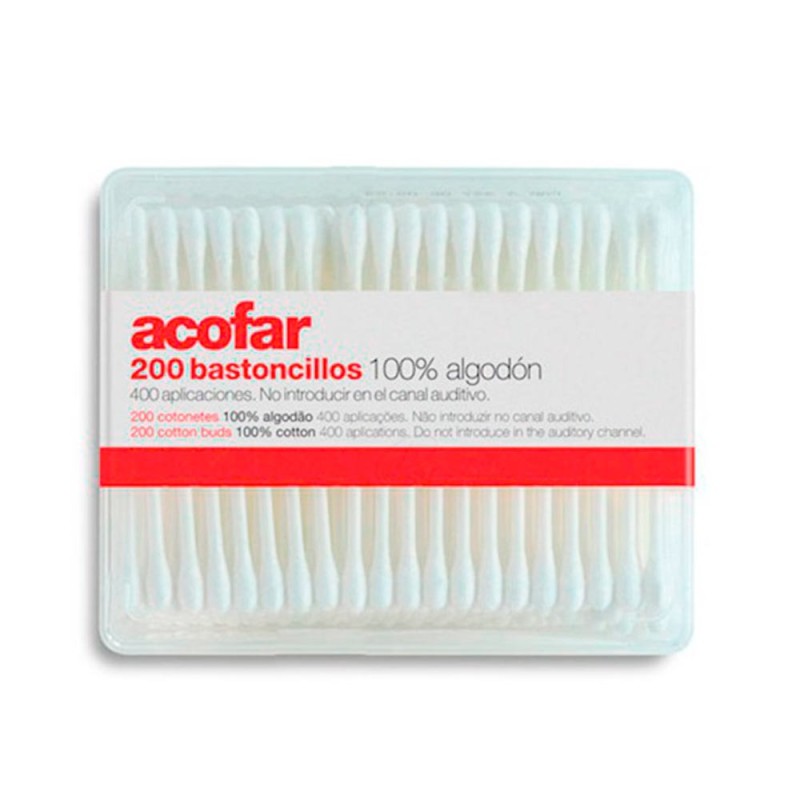 Acofar Bastoncillos Caja 200 Unidades