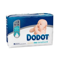 Dodot Pro Sensitive Talla 2 4-8 KG 36 Unidades