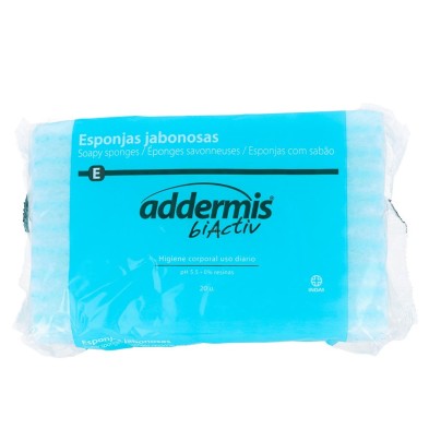 Addermis Biactiv Esponja Jabonosa 20 Unidades