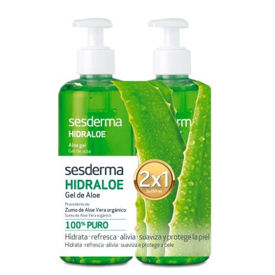 DUPLO SESDERMA HIDRALOE GEL DE ALOE 2X250 ML