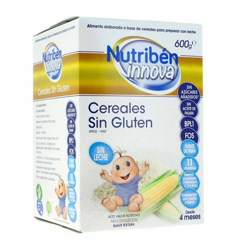 Nutriben Innova Papillas Cereales sin Gluten 600 Gr