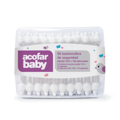Acofarbaby Bastoncillos de Segur 50 Unidades