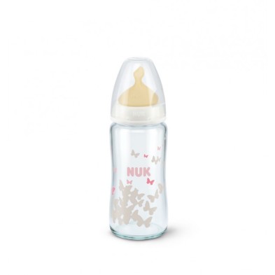 Biberon Nuk Fc Cristal Latex T1 240 ML