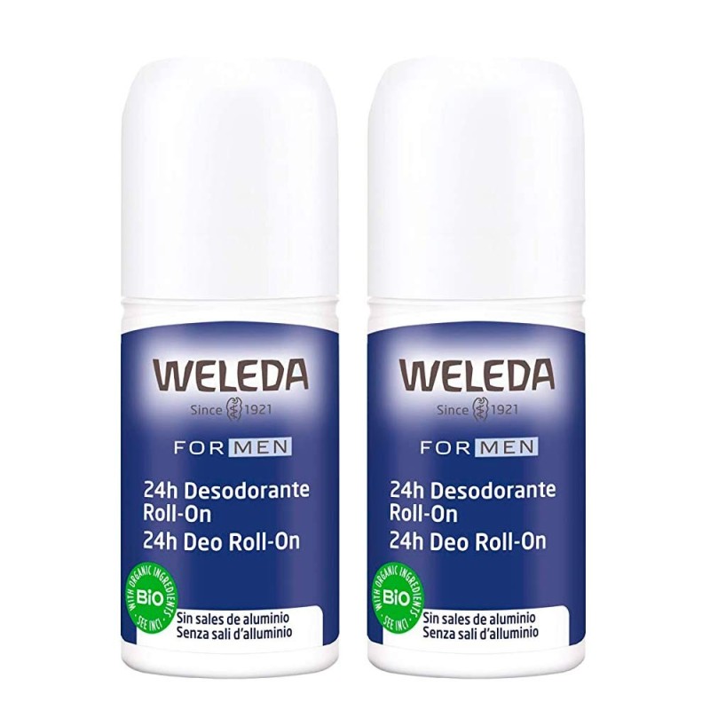 Duplo Weleda Roll On Deo Hombre 2X50 ML