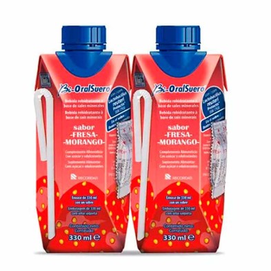 Bioral Suero Probiótico Sabor Fresa 3x200 ML